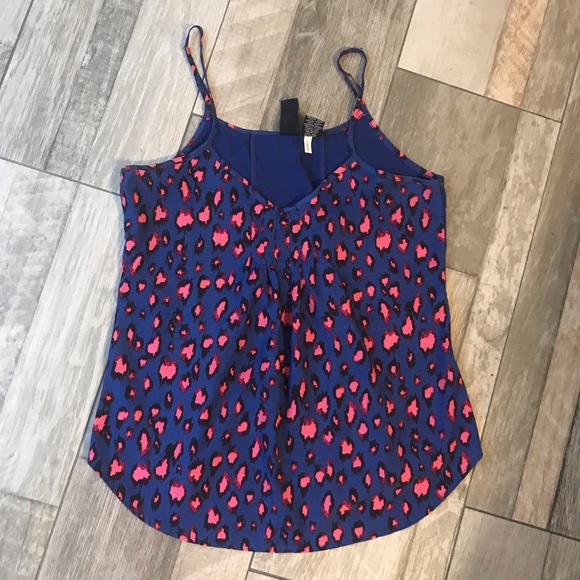 Blue and Pink Leopard Top - Picture 2 of 4